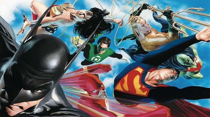 Alex Ross JLA Liberty and Justice print