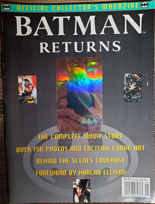 BATMAN RETURNS Official Collector's Magazine