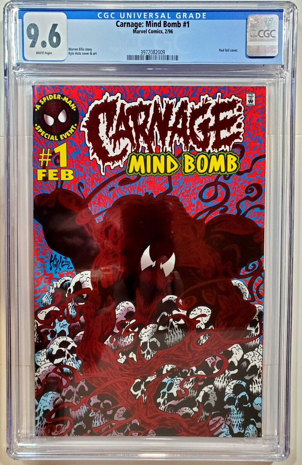 CARNAGE: Mind Bomb # 1 CGC 9.6