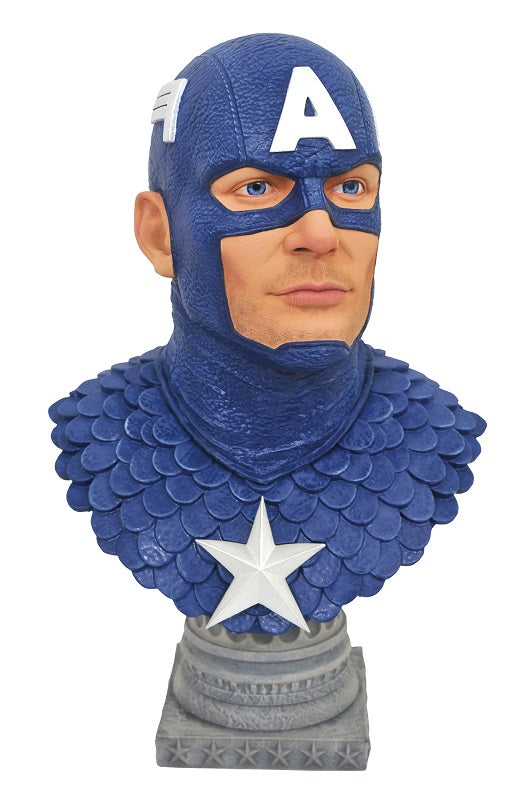 Captain America Legends in 3D 1/2 scale bust