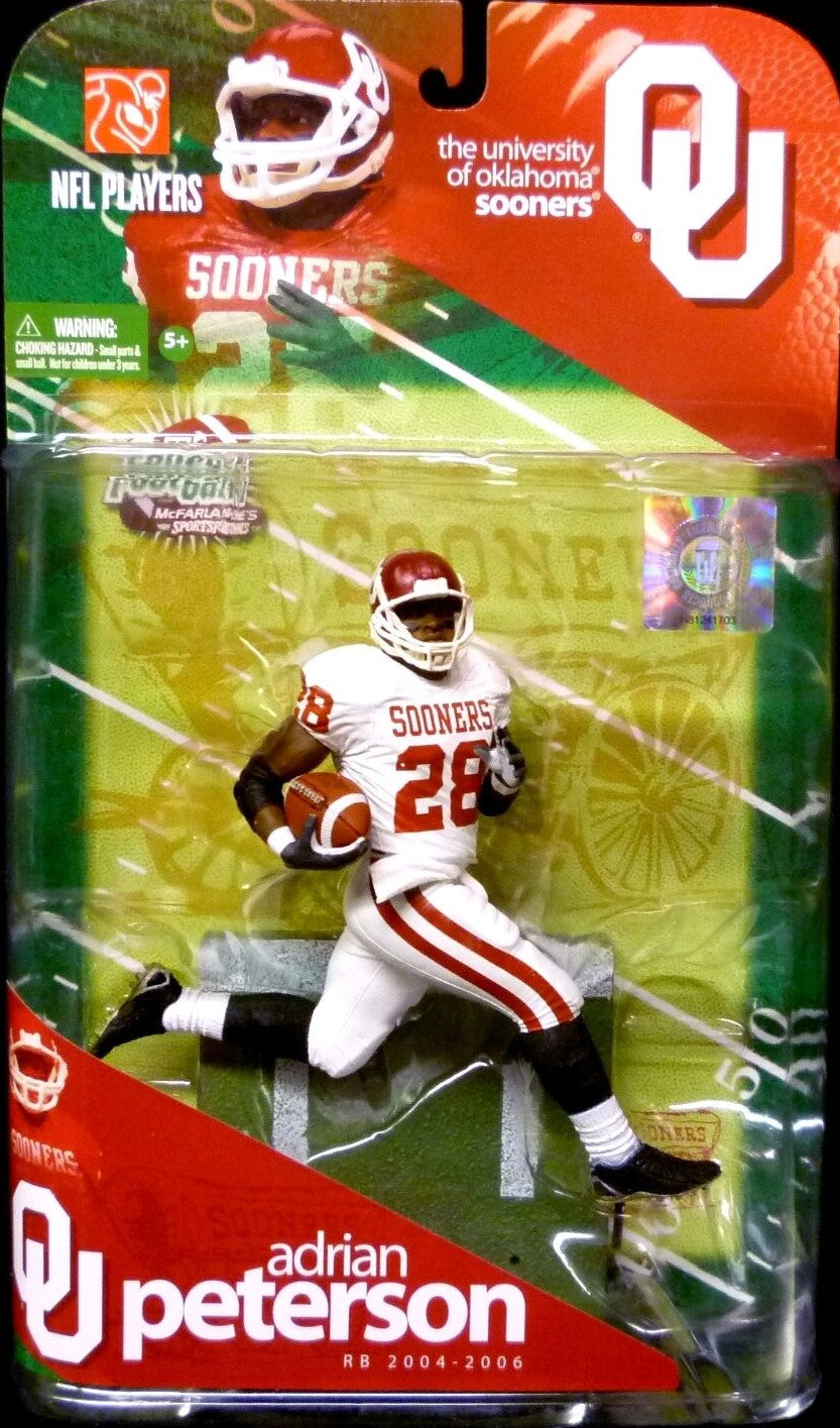 College Football series 1 ADRIAN PETERSON variant/chase action figure