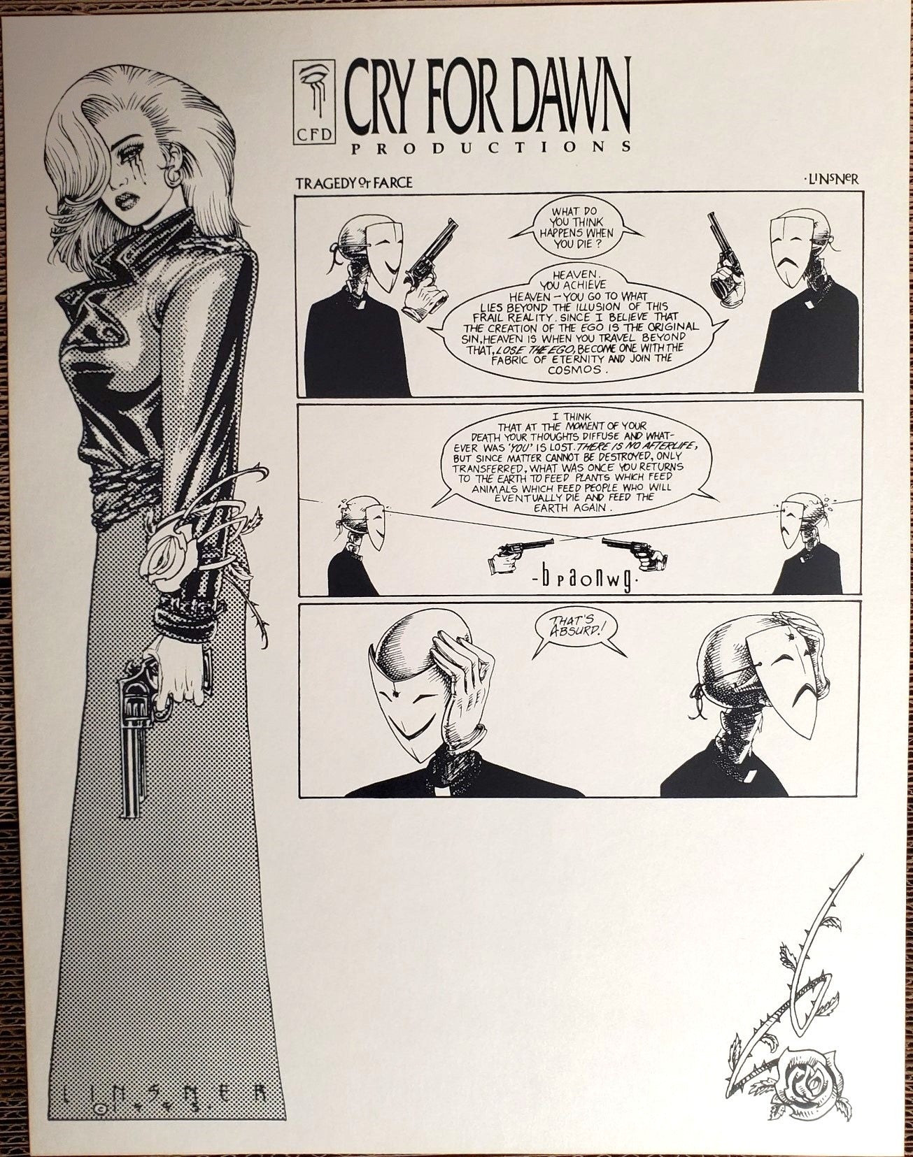 Cry for Dawn Tragedy or Farce print