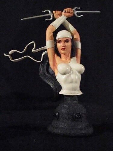 Elektra variant White Costume mini bust