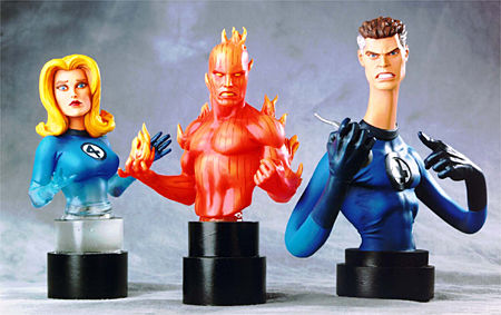 Fantastic Four mini bust set