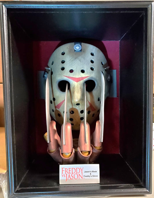 Freddy vs Jason Glove & Mask Prop Replica set