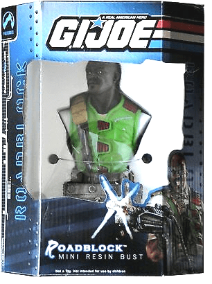 GI Joe ROADBLOCK mini bust