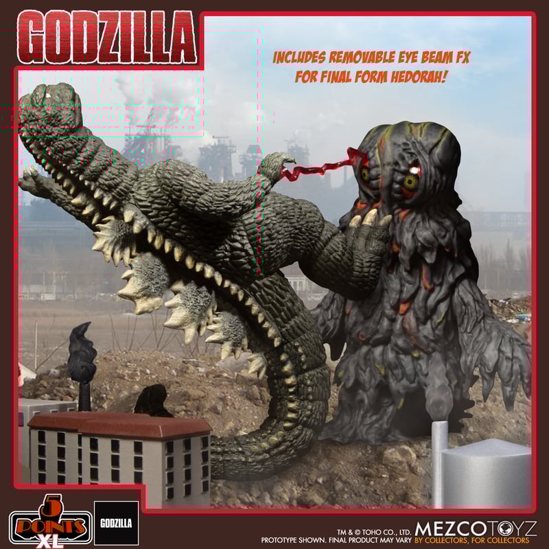 Godzilla vs Hedorah action figure set