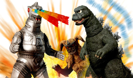 Godzilla vs Mechagodzilla 5 Points XL action figure boxed set