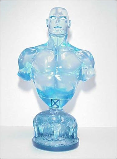 Iceman Clear mini bust
