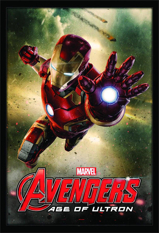 Iron Man textured poster