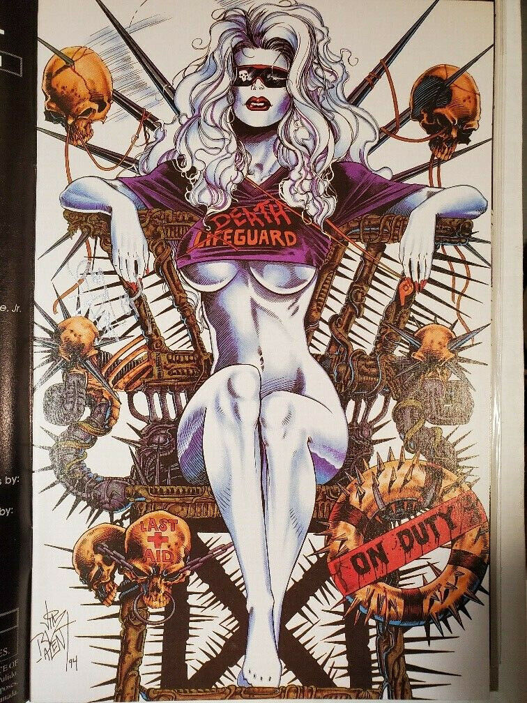 LADY DEATH Swimsuit Special #1 signed