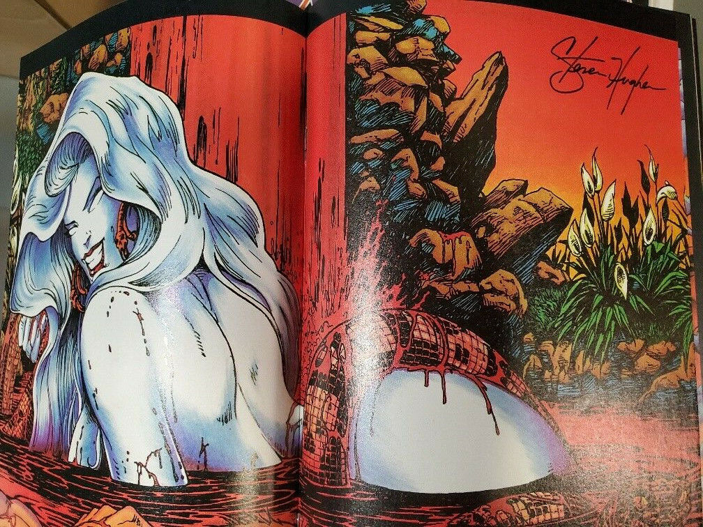 LADY DEATH Swimsuit Special #1 signed by Steven Hughes