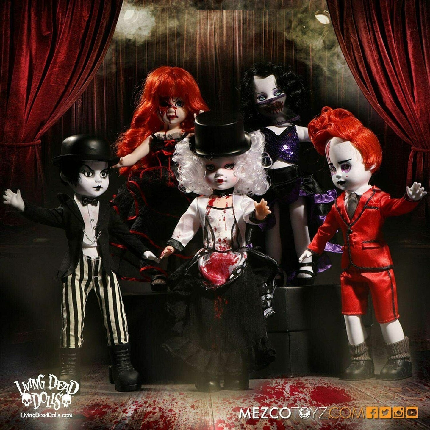 Living Dead Dolls series 33 Moulin Morgue set
