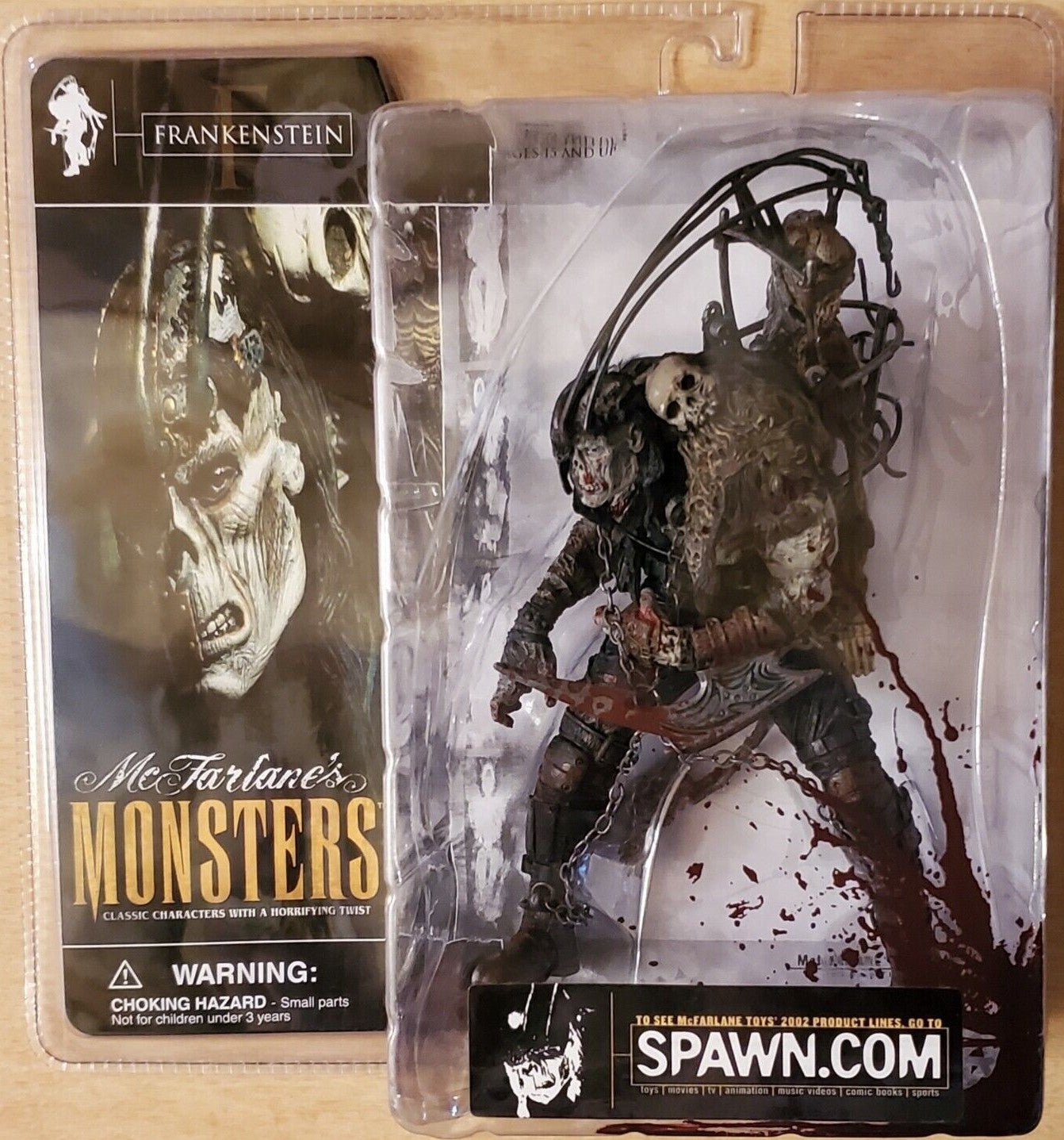 mcfarlane monsters McFarlane's Monsters series 1 FRANKENSTEIN BLOODY version action figur – Nitro Comics and Collectibles