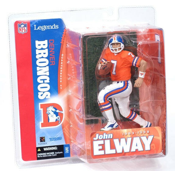 McFarlane Sportspicks NFL Legends series 1 John Elway action figure