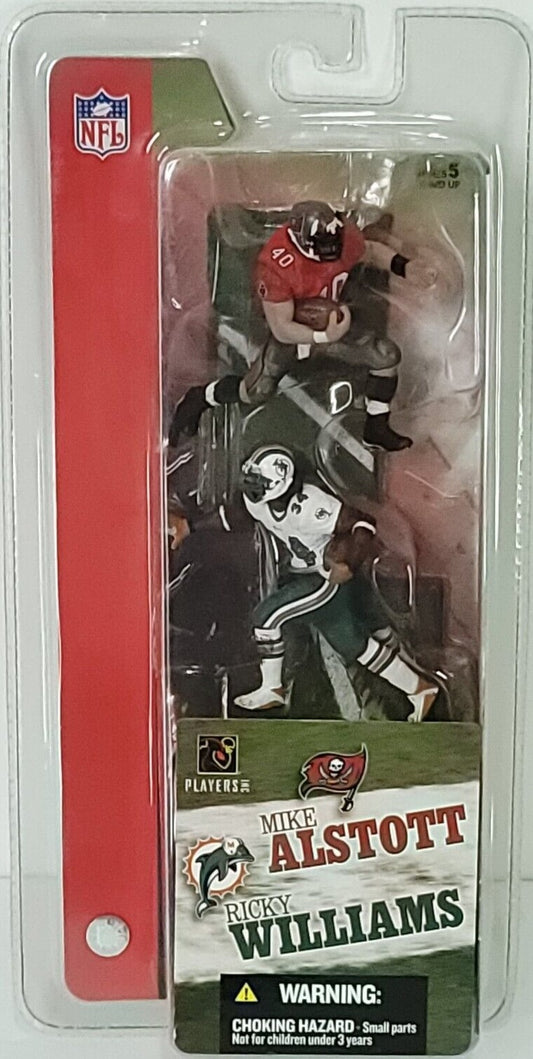 NFL 3 inch series 1  Mike Alstott | Ricky Williams action figure 2 pack
