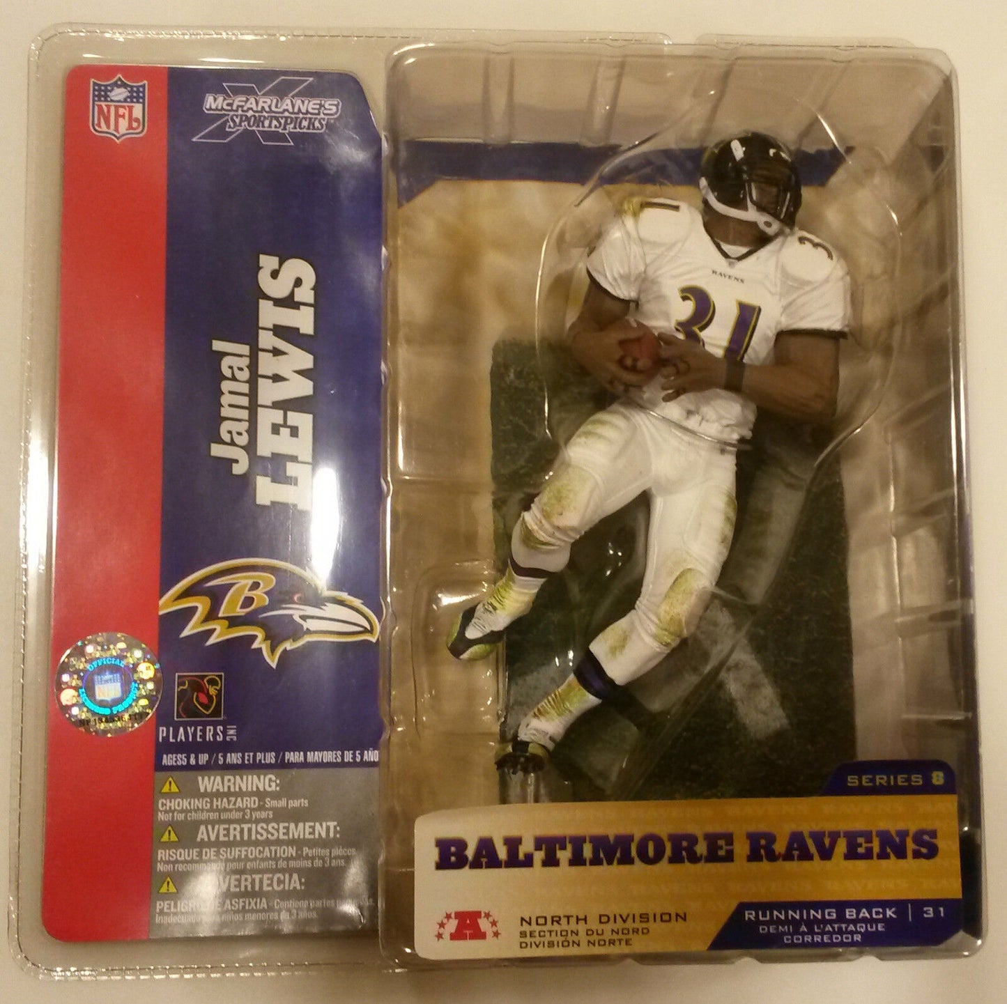 NFL Football series 8 JAMAL LEWIS chase action figure