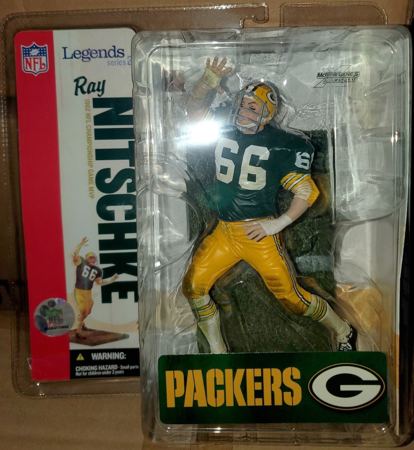 NFL Legends series 2 RAY NITSCHKE action figure