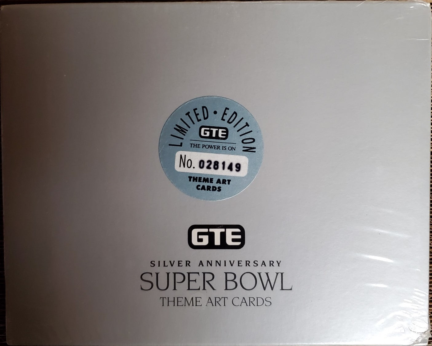 NFL Super Bowl XXV GTE Limited Edition Theme Art Cards