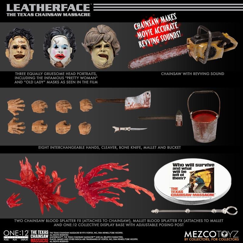 One:12 Collective Leatherface Texas Chainsaw Massacre action figure