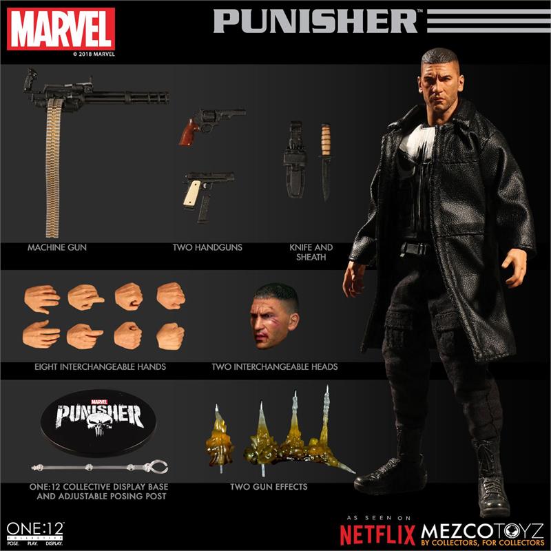 Punisher Netflix One:12 Collective action figure
