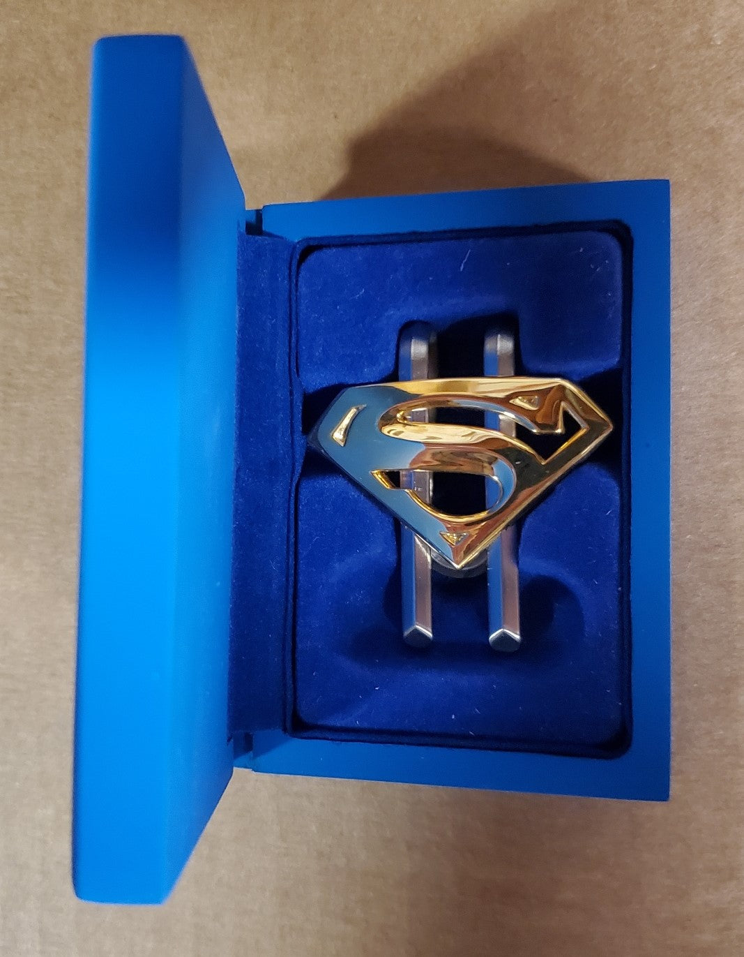 Superman Shield Gold-plated money clip