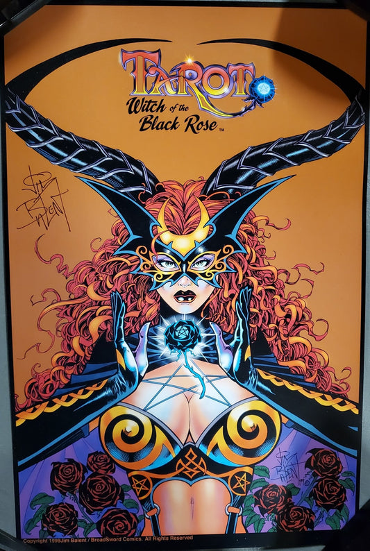 Tarot: Witch of the Black Rose #1 variant signed print by Jim Balent