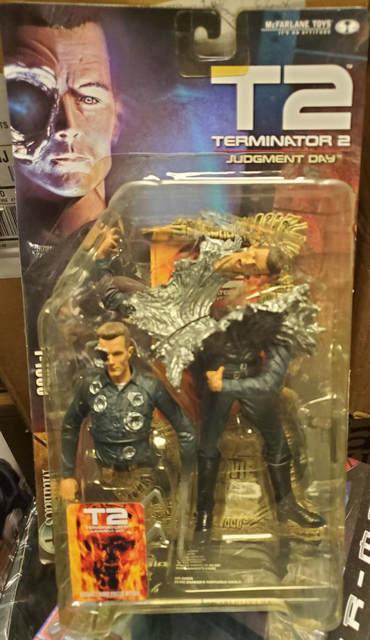 Terminator 2 T-1000 action figure - Movie Maniacs series 4