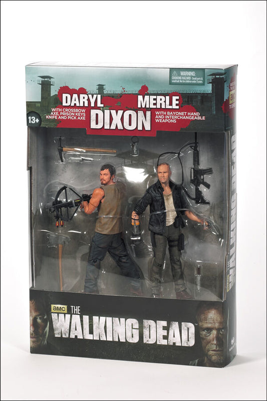 The Walking Dead Daryl and Merle Dixon action figure set