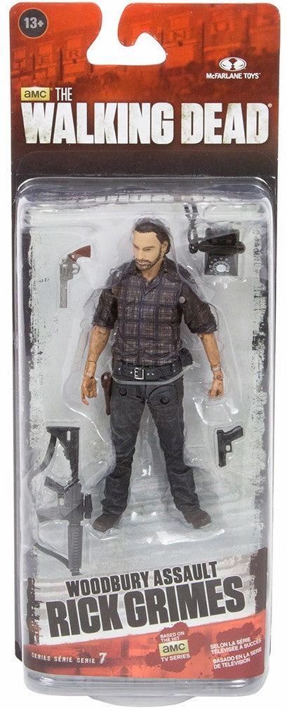 The Walking Dead TV series 7 Woodbury Assault RICK GRIMES 5" action figure