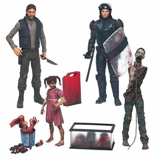 The Walking Dead comics series 2 action figure set