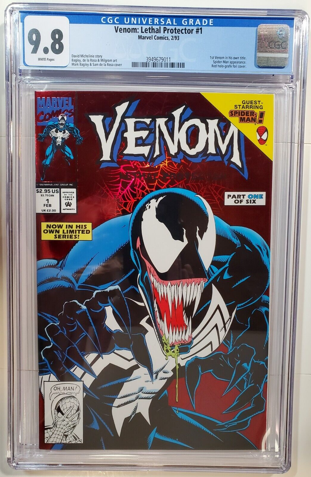 VENOM Lethal Protector # 1 CGC 9.8