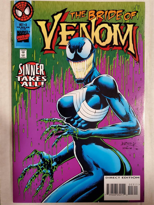 Venom: Sinner Takes All # 3 - 1st Appearance of She-Venom NM (9.4)