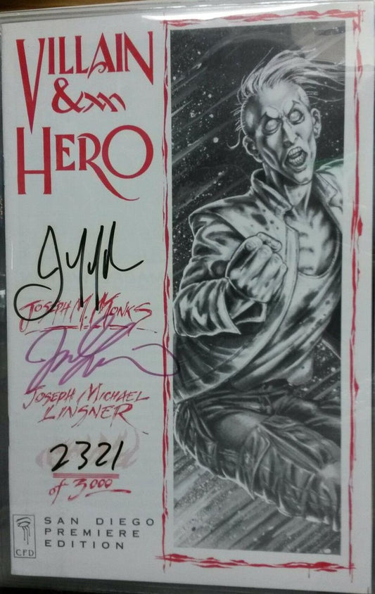 Villains & Hero Limited Edition signed by Joseph Linsner