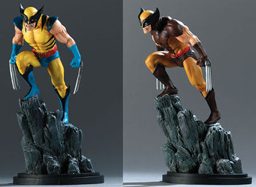 Wolverine statue matched set