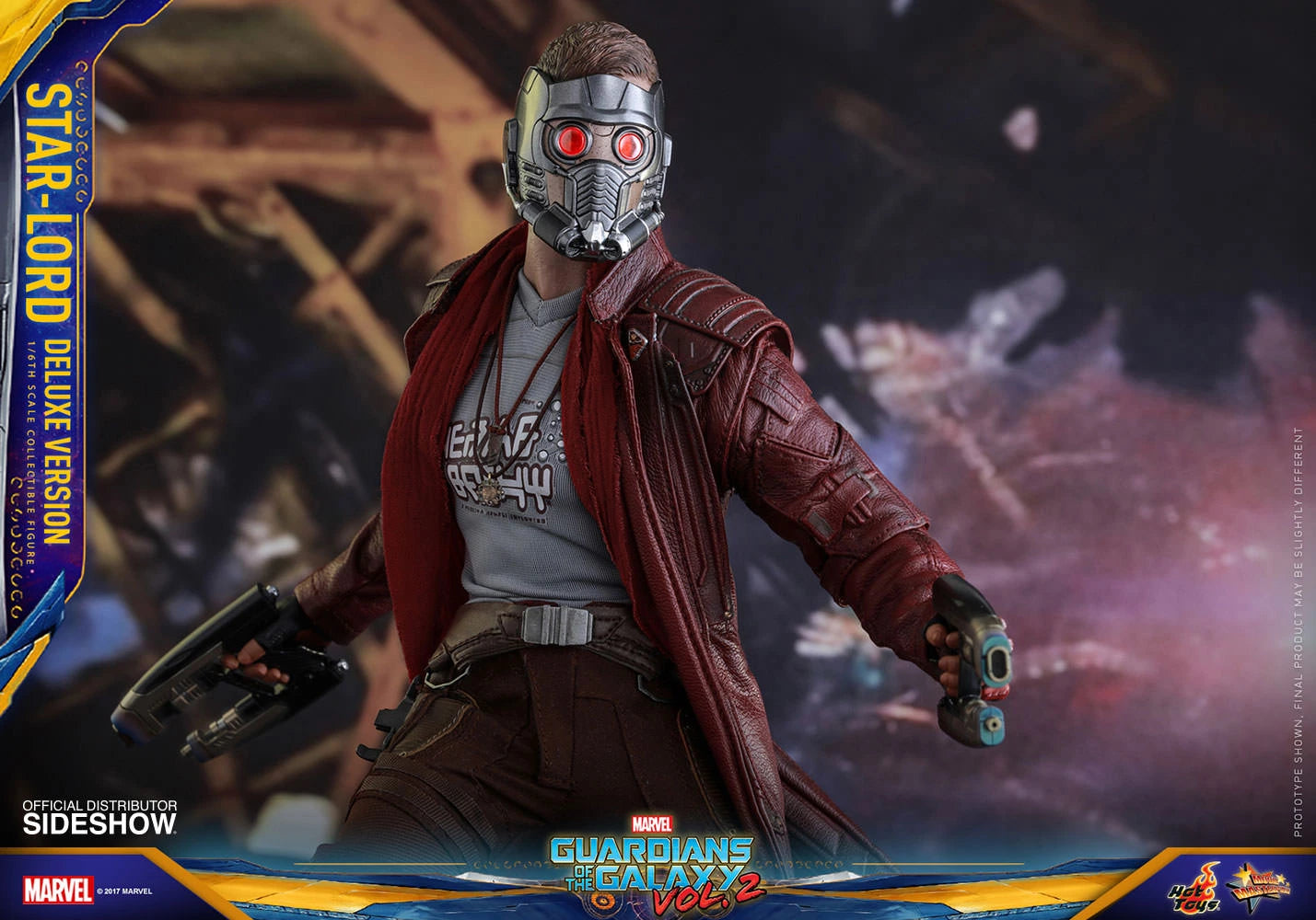 STAR-LORD Guardians of the Galaxy Vol 2 1/6 scale action figure by Hot Toys MMS421