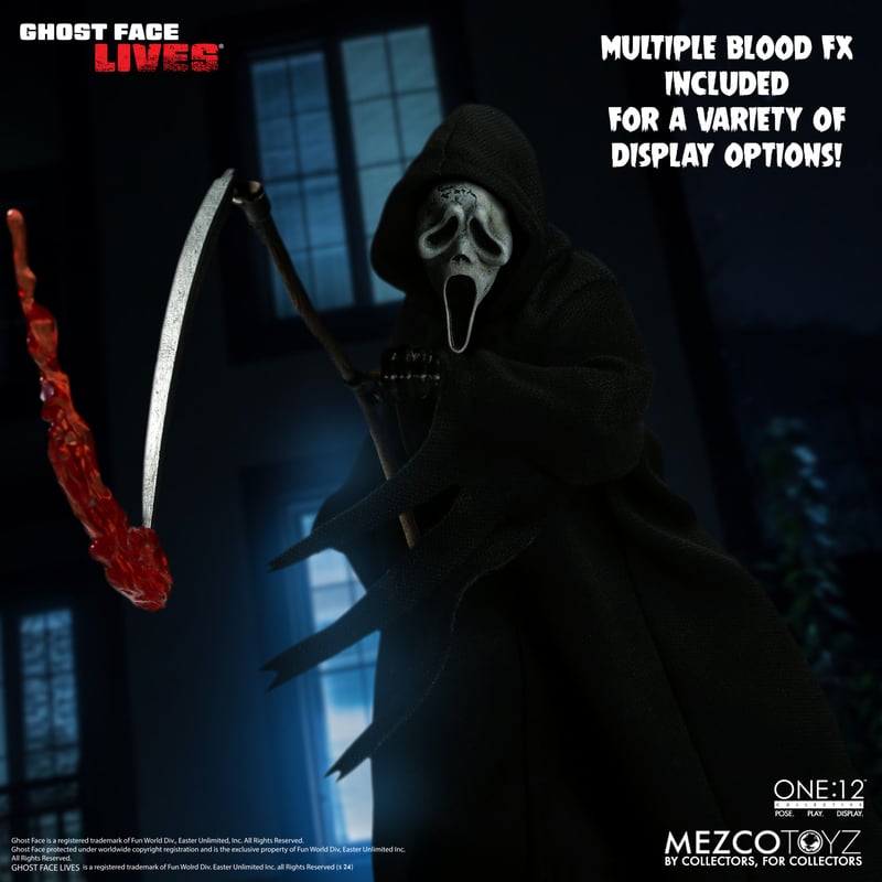 Scream GHOST FACE One:12 Collective action figure by Mezco