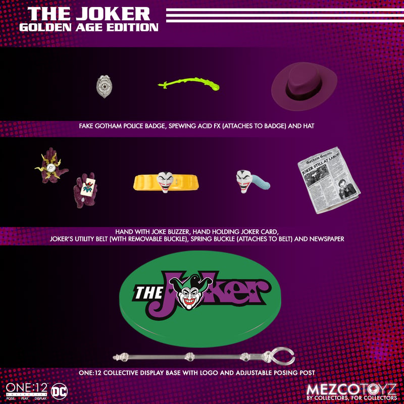 One:12 Collective Golden Age Joker action figure