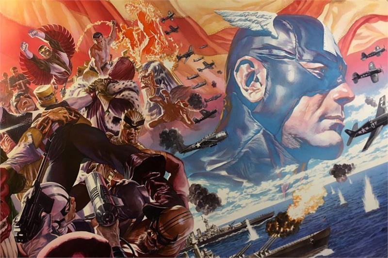 Alex Ross Captain America poster