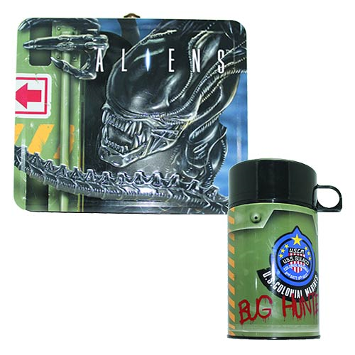 Aliens Lunch Box w/Thermos