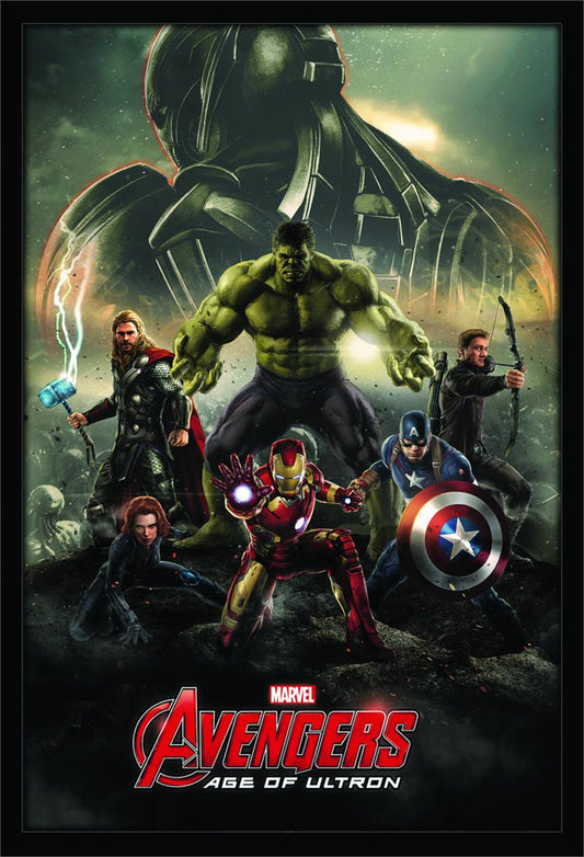 Avengers textured poster