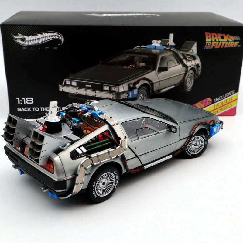 HW 1/18 para Elite Back To The Future Time Machine Ultimate Edition BCJ97, Colección de Modelos de Autos Fundidos a Prión - AliExprs 26 HW 1/18 para Elite Back To The Future Time Machine Ultimate Edition BCJ97, Colección de Modelos de Autos Fundidos a Prión - AliExprs 26