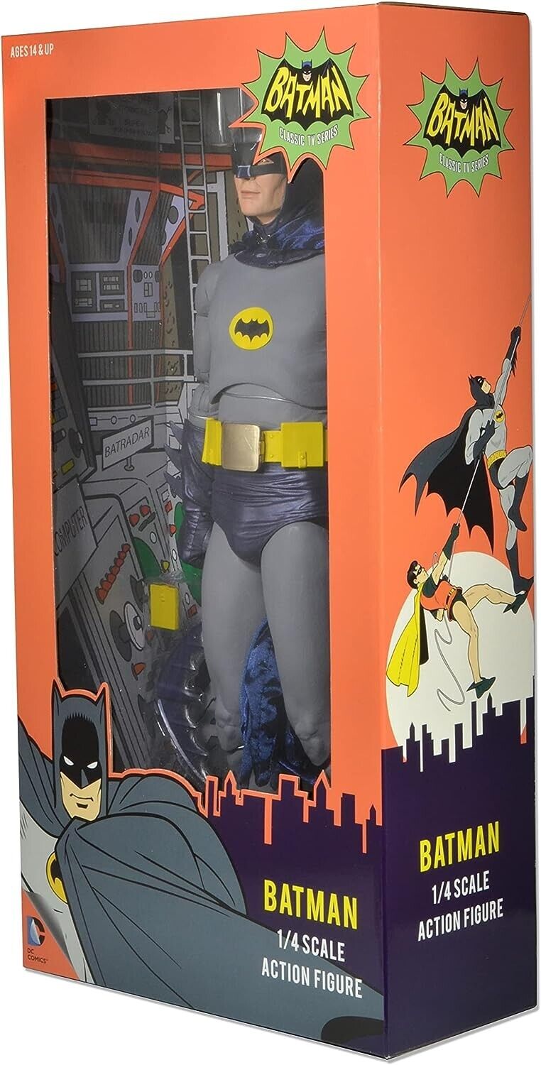 Batman 1966 TV Series 1/4 Scale Action Figure (Adam West) By NECA ...