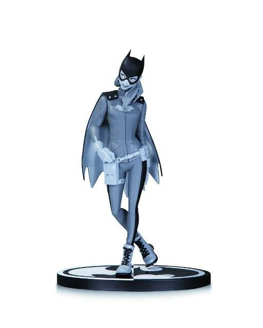 Batman Black and White Batgirl statue