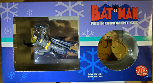 Batman resin Christmas ornament set 
