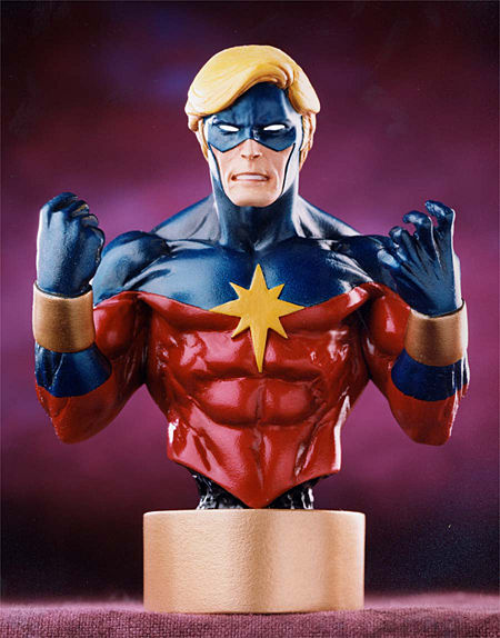 Captain Marvel 1970's mini bust