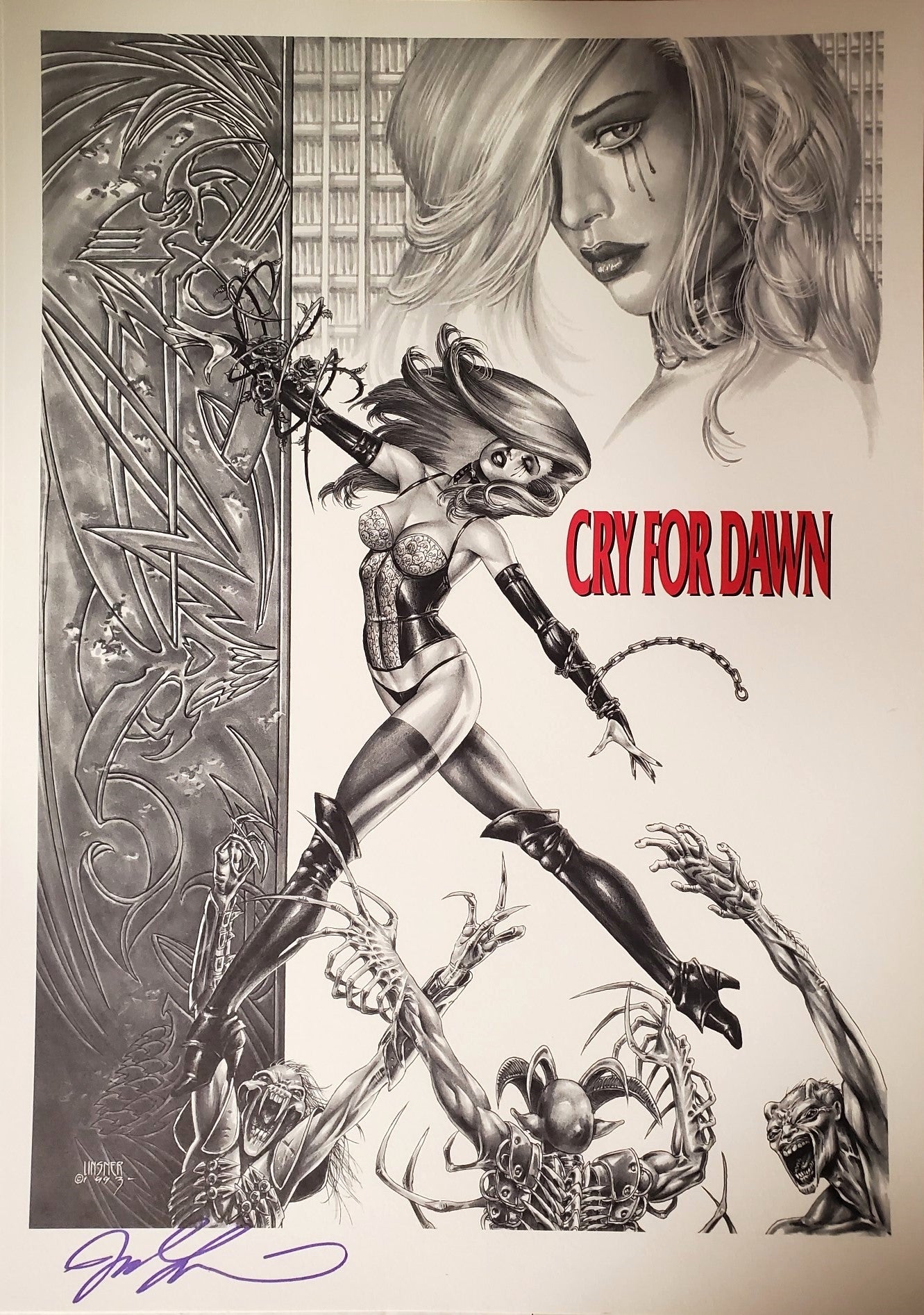Cry for Dawn signed print