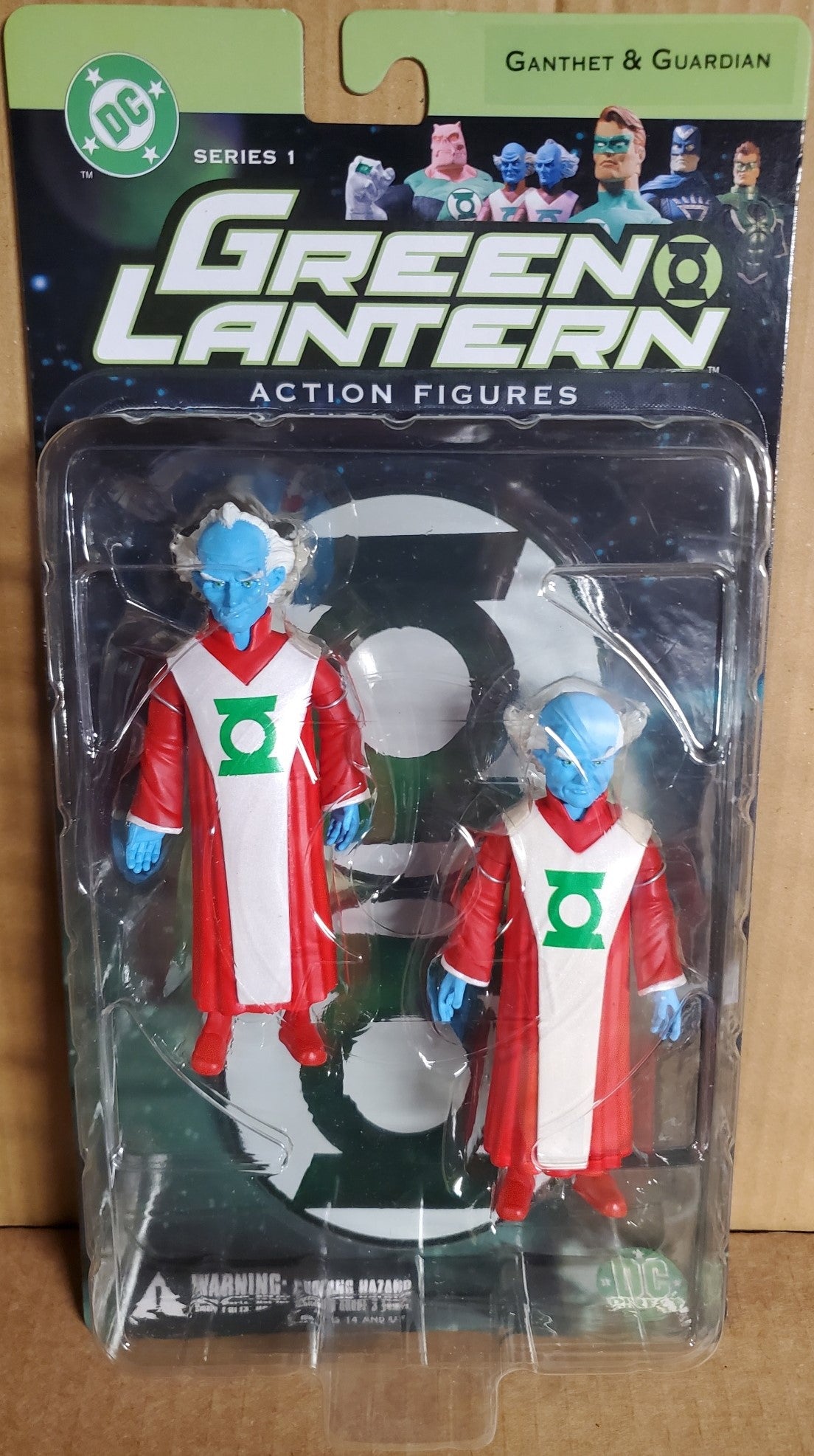 Green Lantern series 1 GANTHET & GUARDIAN action figure 