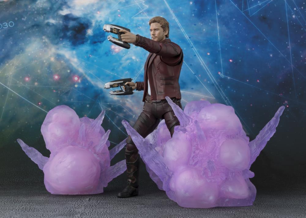 Guardians of the Galaxy Vol 2 Star-Lord and Explosion set S.H. Figuarts action figure