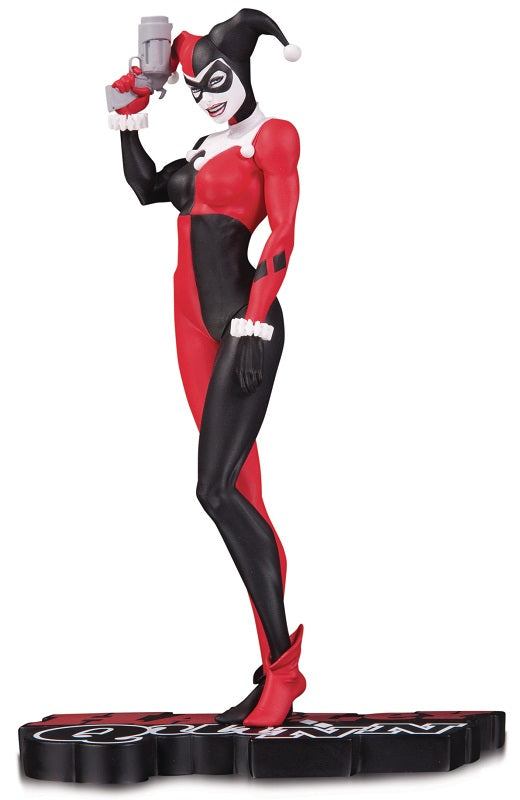 Harley Quinn Black White and Red statue